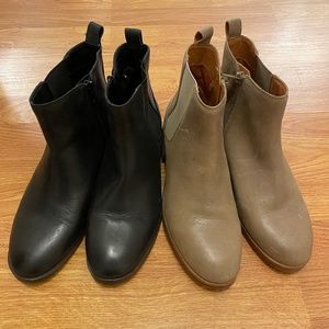 Brand new size 8 Lucky Brand leather Chelsea boots/booties. Reg $230 after taxes